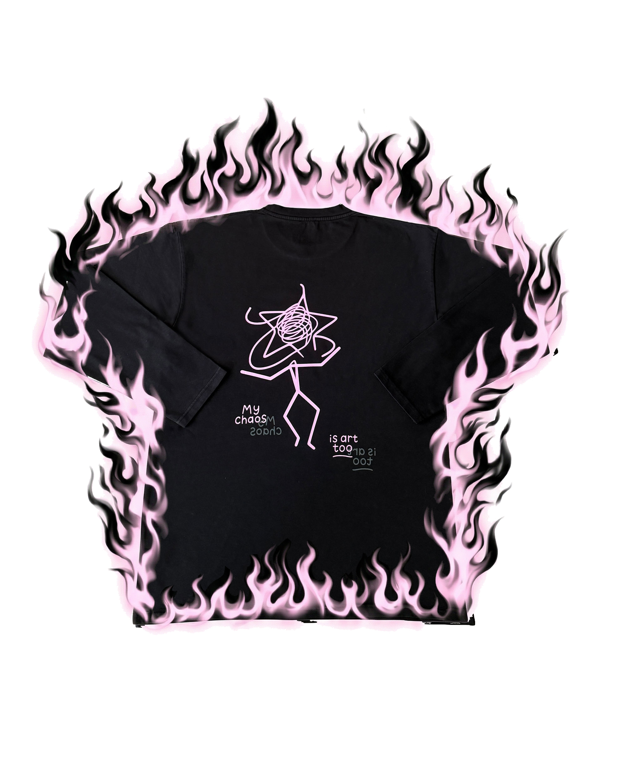Artistic Chaos Tee alternate hover artwork